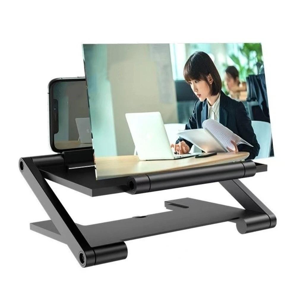 

Enlarged Screen Cell Phone Screen Amplifier Folding HD Projector Portable Phone Holder чорний