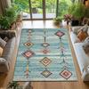 Persian Retro Style Carpet Moroccan Leisure Rug Carpets for Living Room Living Room Decoration Washroom Floor Mat Rugs
