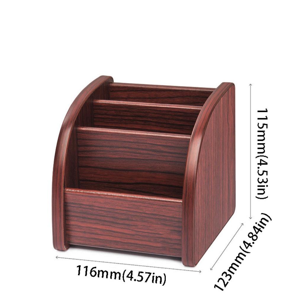 

Деревянный Креативный Настольный Ящик Лакированное Дерево Многофункциональная Полка Офисные Принадлежности Rosewood color