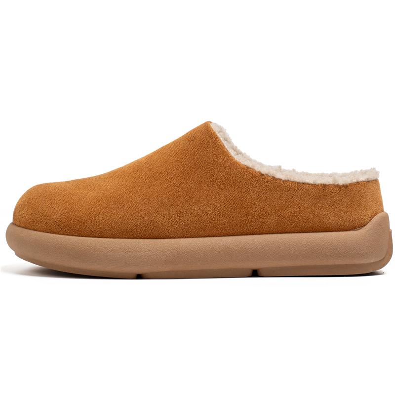 2026 Winter New Fleece - Lined Warm Cotton Slippers, Winter Home Indoor Non - slip Thick - soled Men's Comfortable Plush Slipper