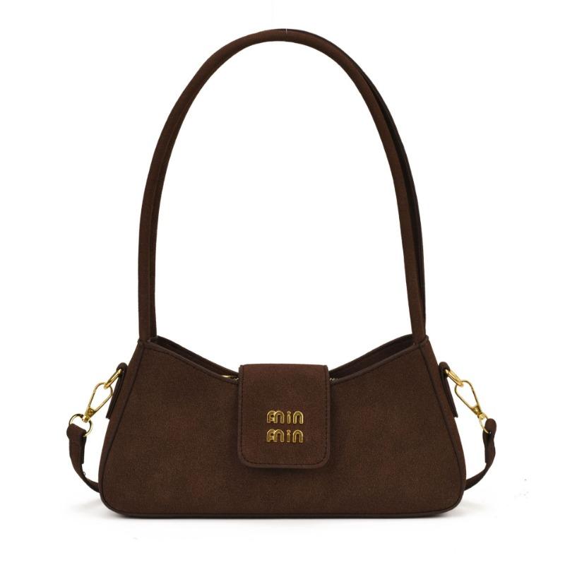 New single shoulder handbag trendy fashion versatile autumn and winter retro underarm bag women