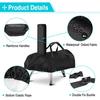 Pizza Oven Carry Cover for Ooni Karu 12 with Removable Chimney-Bag Large Capacity Washable Dust-proof Protective Pizza Oven Carrier Bag Oven