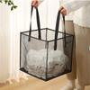 For Folding Laundry Basket Organizer For Dirty Clothes Bathroom Clothes Storage Bag Household Frame Bucket Sundries Storage