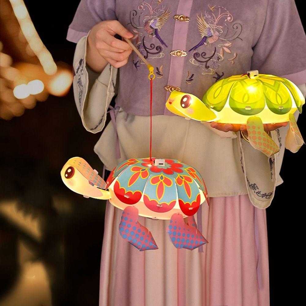 

Cartoon New Year Tortoise Lantern Sea Turtle Children Handheld Lantern Home New Year Gift Style 3