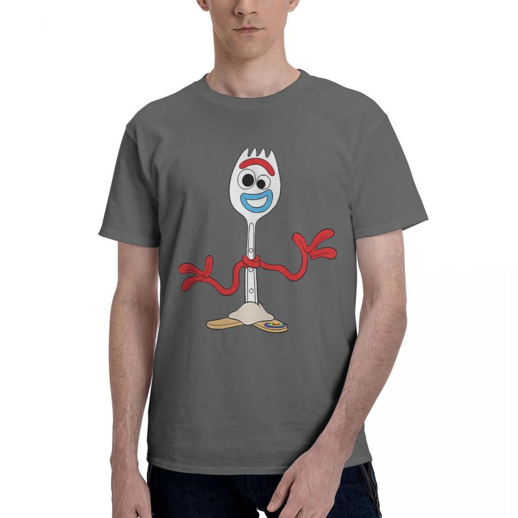 Happy Forky 100 Cotton Casual Breathable Confortable Tshirt Mens Clothing Brands T Shirt Men