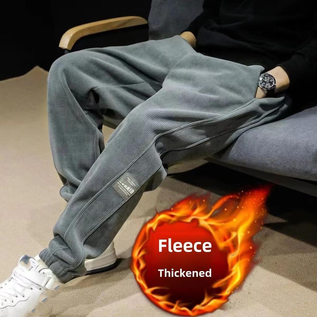 Herbst- und Winter Herren Cord Freizeithose Leggings Jogginghose Locker und Vielseitig Baustellenhose Herrenhose