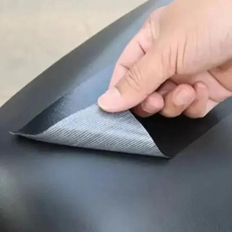 Powerful High-Viscosity Black Single-Sided Fabric Tape -Precision Repairing of Electric BikeSeats, Sofas, and Leather Upholstery
