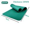 200/185×80/90Cmyoga Mat Travel Fitness Exercise 10Mm Thicknesses For Yoga Pilates Floor Workouts Thicken Widen Moisture-Proof
