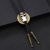 New Trendy Bolo Tie Dance Retros Necktie Western Necktie Adjustable Necktie for Any Wardrobe