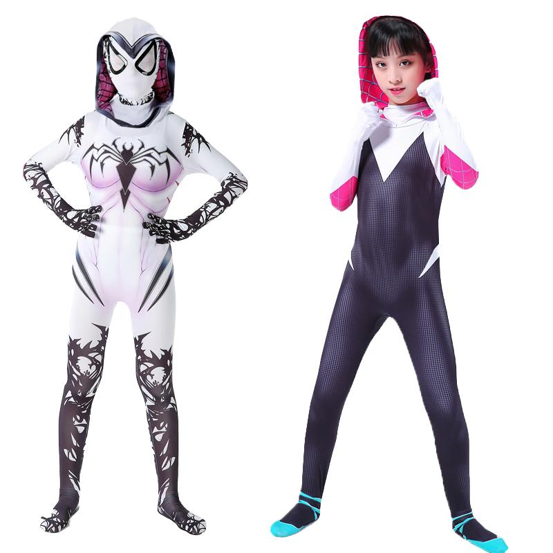 Unisex Halloween Superheld Tier Cosplay Kostüme Atmungsaktiv Sicher Kinder Party Verkleidungen für Jungen Mädchen Kleinkinder