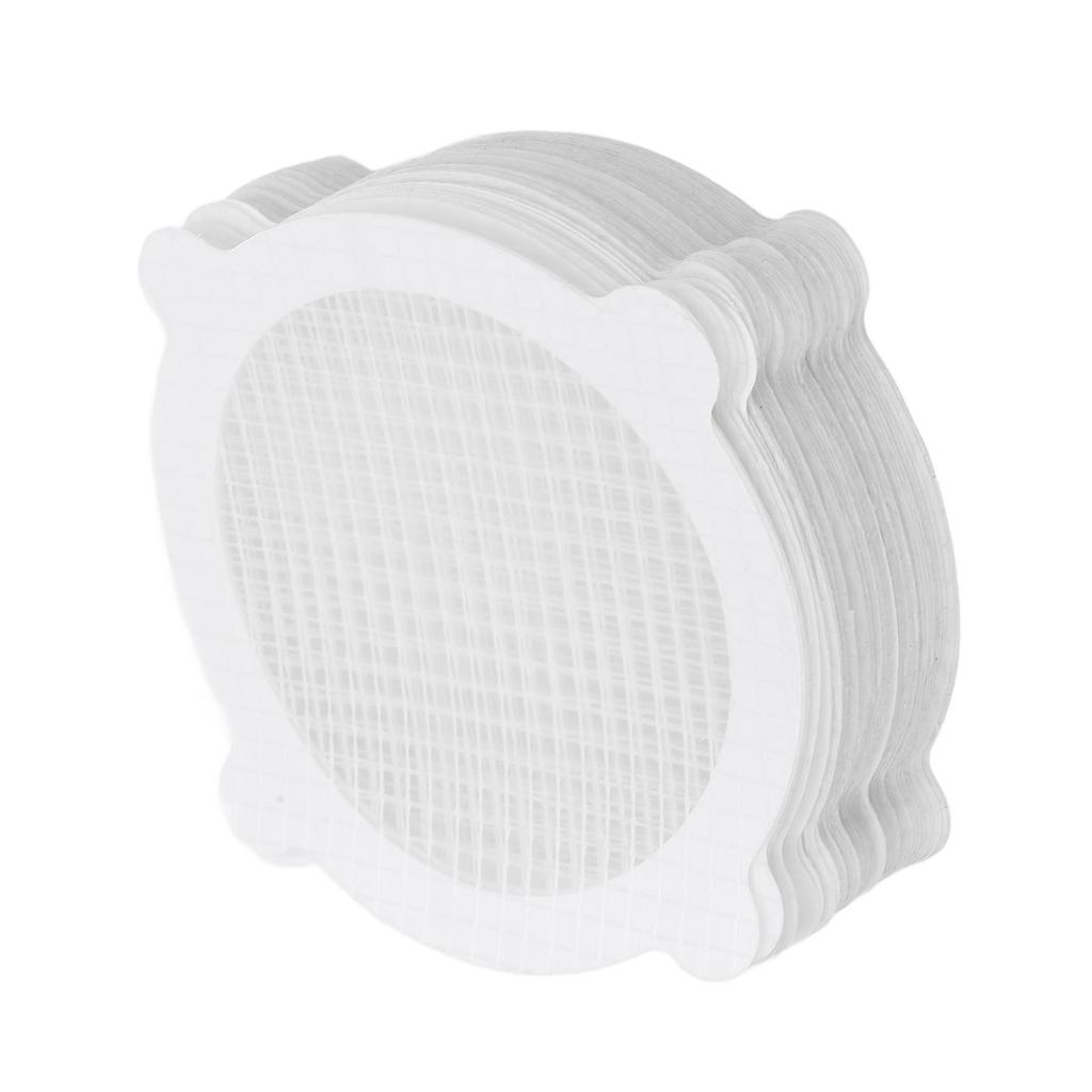 50PCS Floor Drain Stickers Single Use Mesh Hair Catcher for Bathroom Shower Bathtub Kitchen Sink