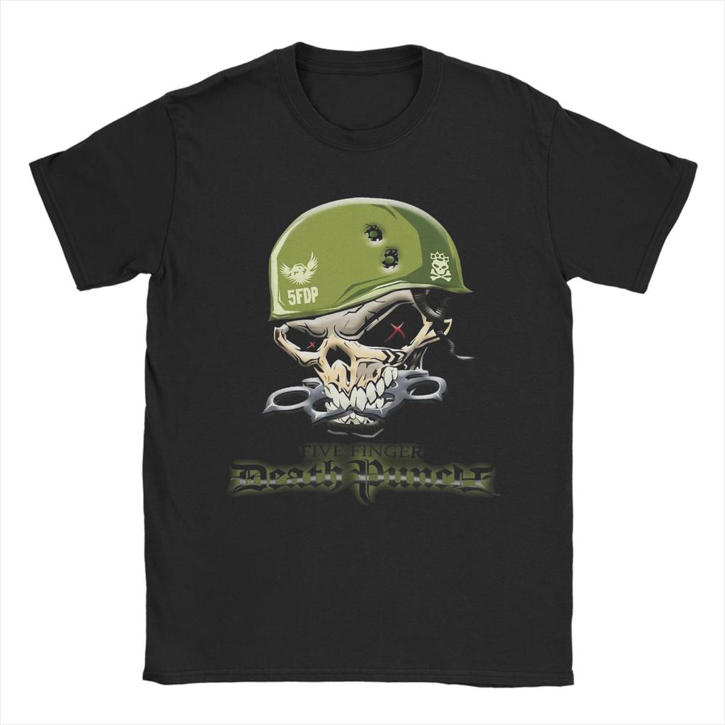 5FDP Five Finger Death Punch Graphic TShirt Cotton T Shirts For Unisex Harajuku Print Tshirt Short Sleeve Streetwear Top Tees