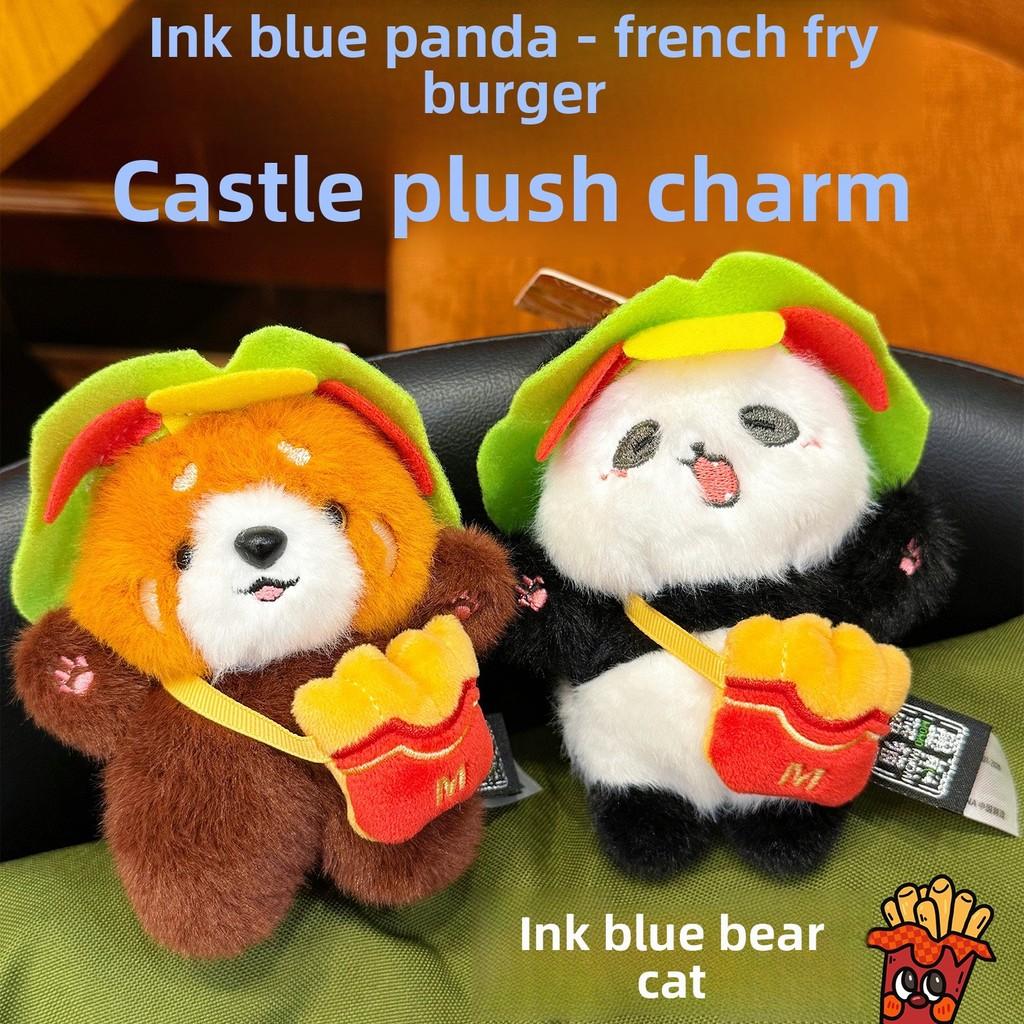 Panda And Raccoon Plush Keychains With Soft Velvet Material For Kids And Collectors