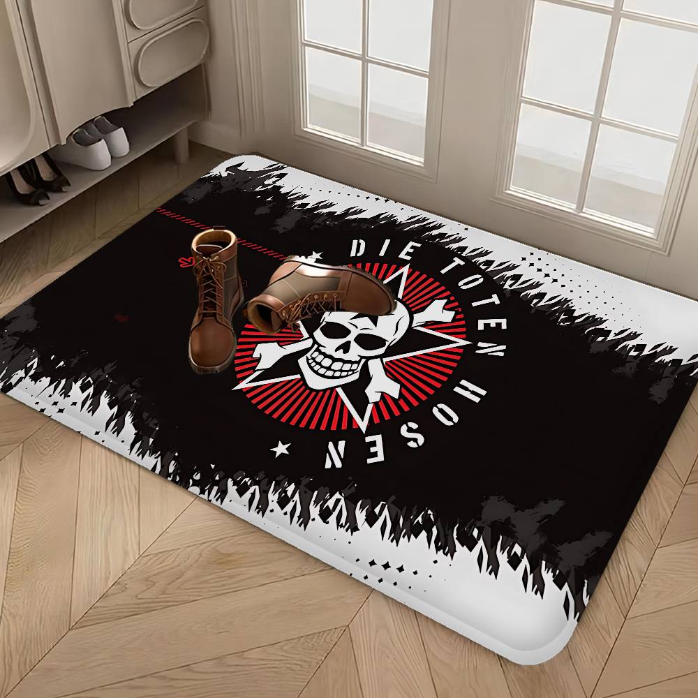 

Die Toten Hosens Rock BAND Entrance Door Mat Nordic Style Home Doormat Bathroom-Toilet Mats Bedroom Hotel Decor Mat 40x60cm