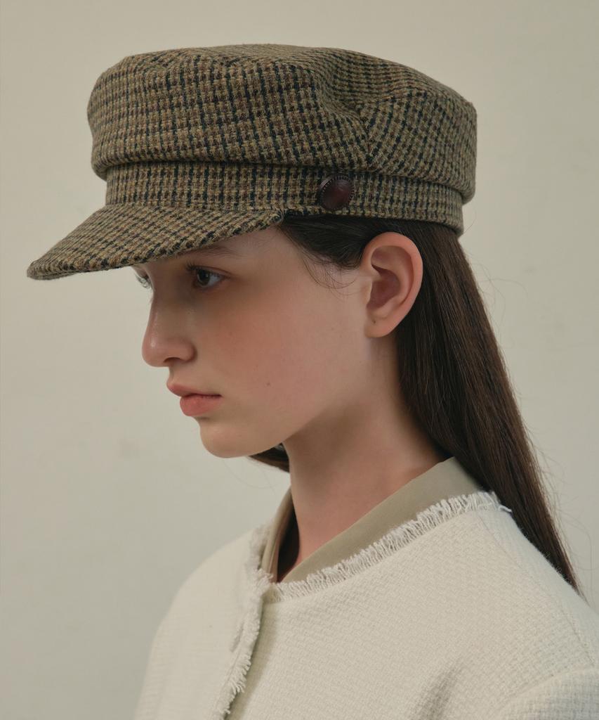 Aueonoseuteljia Classic Tweed Matorros Cap_Brown(O25-Acc06)
