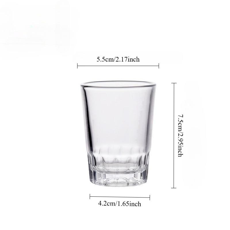 90ml Simple Transparent Daily Drinking Companion Suitable for Home Transparent Texture Glass Cup Classic Transparent Glass Cup