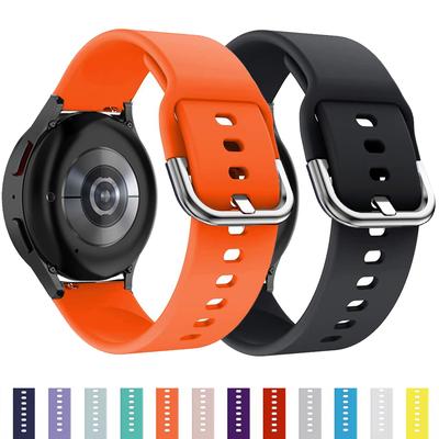 20mm 22mm Horlogebanden Voor Samsung Galaxy Watch Active 2/7/FE/5/pro/6/4/Classic/3 Siliconen Armband Huawei watch GT/5/4/3/2 Band