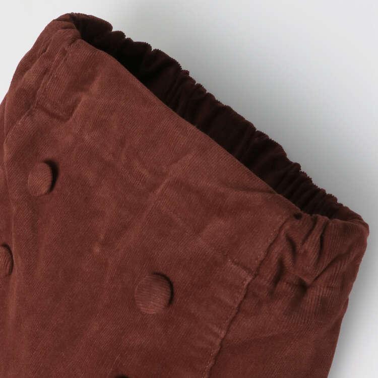 [Children's Clothing] Moujonjon (Moojeongjeong) Corduroy 3/4 Length Pants with Skirt 90cm-140cm M61100