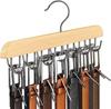 Wooden Belt Rack Scarf Organizer Women Storage Hangers for Clothes Case Home Wardrobe Accessories Supplly Men Tie Belt Hangers