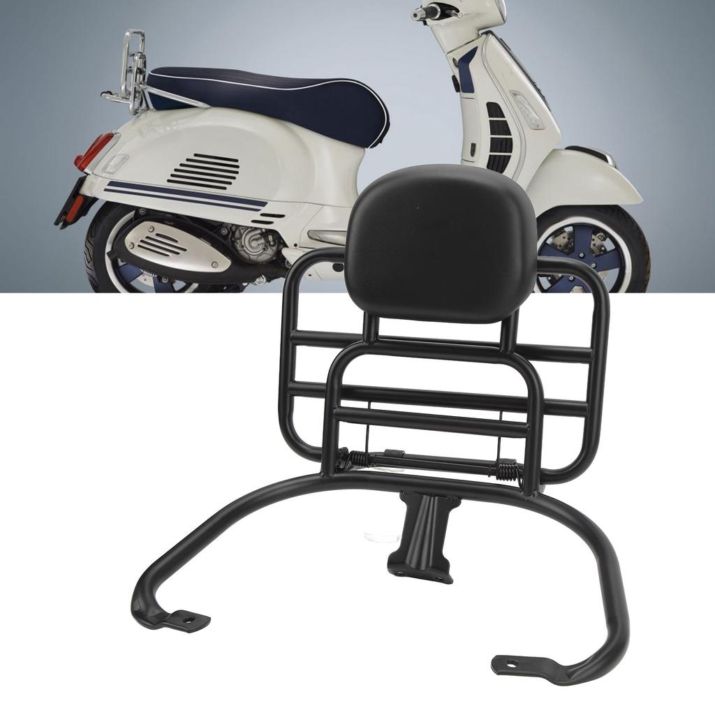 Luggage Carrier Bracket Rear Luggage Carrier Rack with Backrest Cushion Fit for Sprint Primavera 150 Motorcycle Luggage Holder