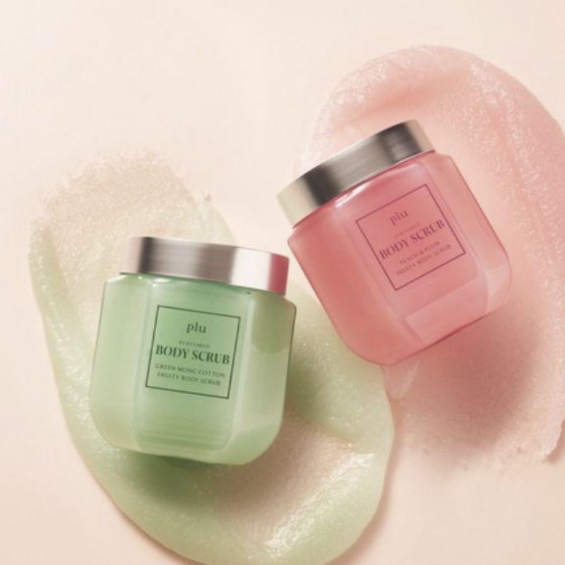 PLU Perfumed Fruity Sugar Body Scrub – Peach & Plum 500g