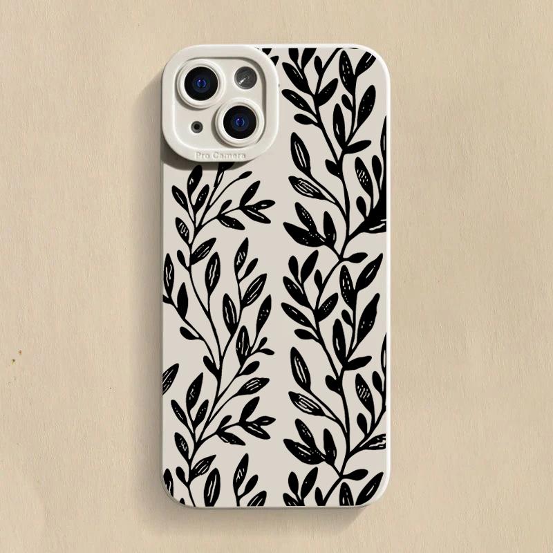 Black Sunflower Pattern Tpu Phone Case For  Mi 14T 13T 12T Pro 14 13 12 11 Lite 5G NE Poco F6 F5 X5 M6 Pro 4G Soft Cover