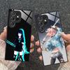 Anime-Mädchen Handyhülle für Samsung Galaxy S26 S25 S24 S23 S22 S21 S20 Note20 Plus FE Ultra Glas Bunte Hülle