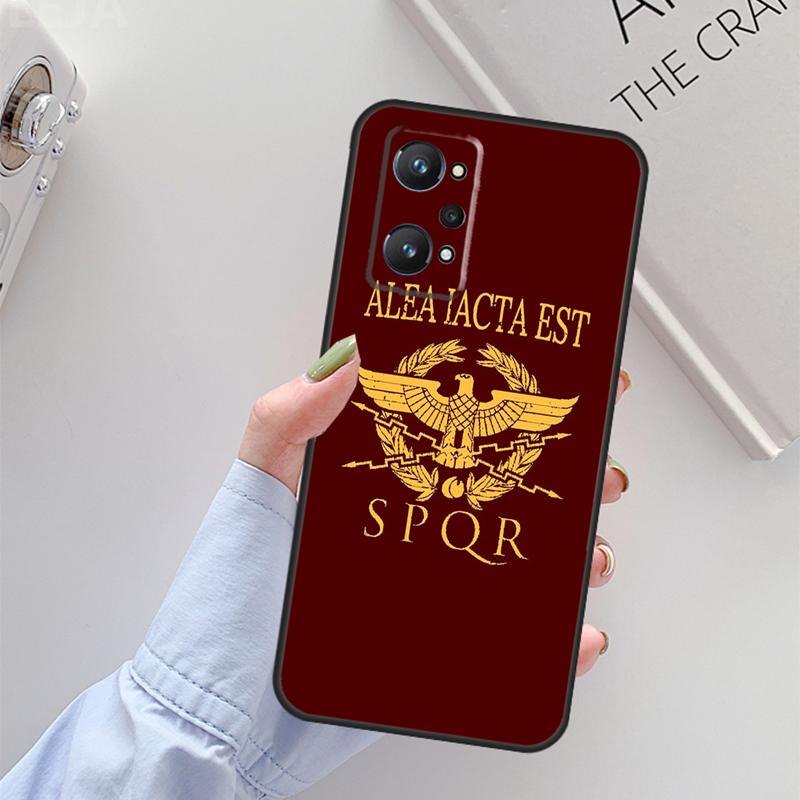 SPQR Roman Imperial Legion For Realme 10 11 Pro Plus GT Neo 5 2T C21Y C30 C31 C33 C35 C55 OnePlus Nord CE 2 3 Lite Case