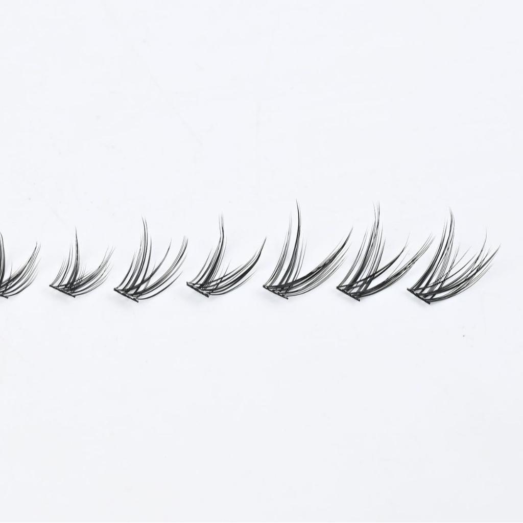 10 Rows Of Glue-Free Comics Diy False Eyelashes Single Cluster Natural Simulation Mother Is Not Naked Makeup Curl