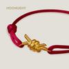 Classics KNOT Charm Bracelet For Women Lucky Red Silk Rope Adjustable Bracelets Femme Girls Fashion Jewelry Gift