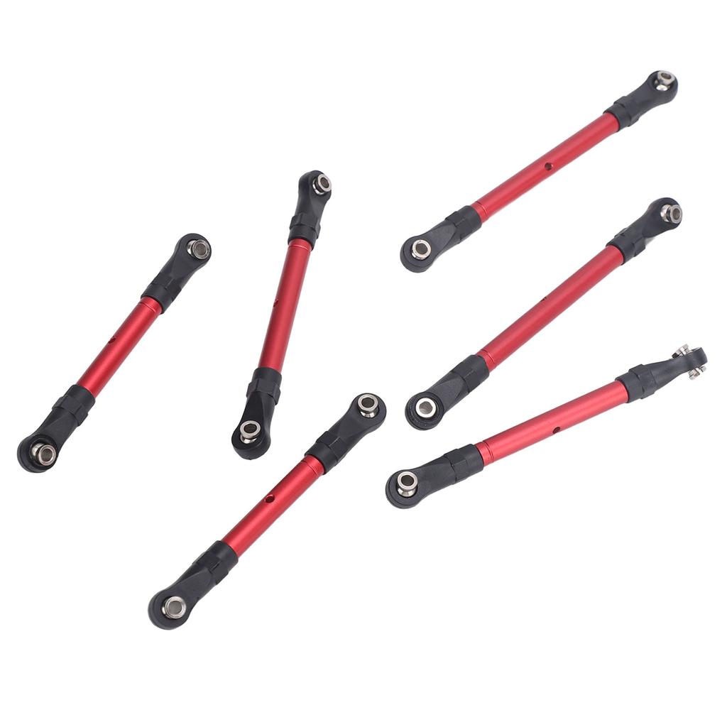 6 Stück RC Auto Lenkstange Aluminiumlegierung Ersatzteil Lang Kurz RC Spurstangen Set für Traxxas Slash