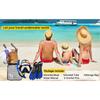 Mask Fin Snorkel Set Snorkel Gear for Adult Panoramic View Snorkel Mask Adjustable Dive Flipper Dry Top Snorkel and Travel Bag