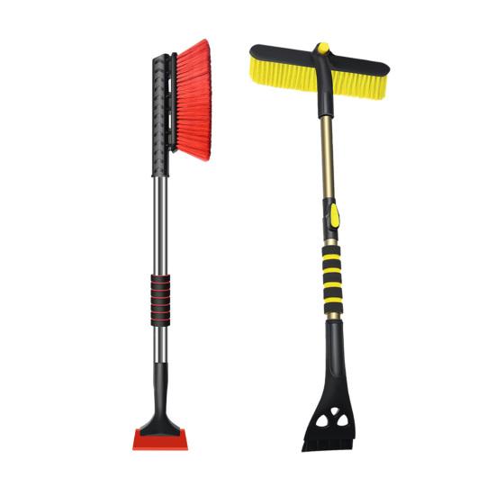 Extendable Car Snow Brush Ice Scraper Heavy-duty Snow Shovel with EVA Grip Snow Removal Tool for Windshield