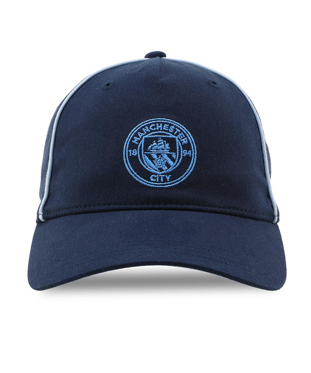 

Puma MCFC KING Футбольная кепка 2025 Светло-голубая Мужская (Немецкая Бундеслига) 026502, Осенне-зимние цвета, Темно-синий/Командный (04)