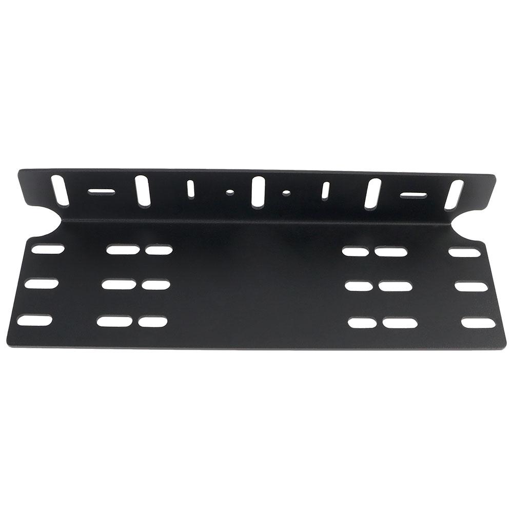 Universal 4x4 LED Work Light Bar Driving Lamp Fog Light Holder Aluminium Alloy Front Bumper License Plate Mount Bracket