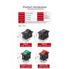 KCD1 Illuminated Rocker Switch Button Latching ON OFF 4 Pin 6 Pin 2 3 Position 16A 250VAC 20A 125VAC Snap In Panel Power Control Switches4