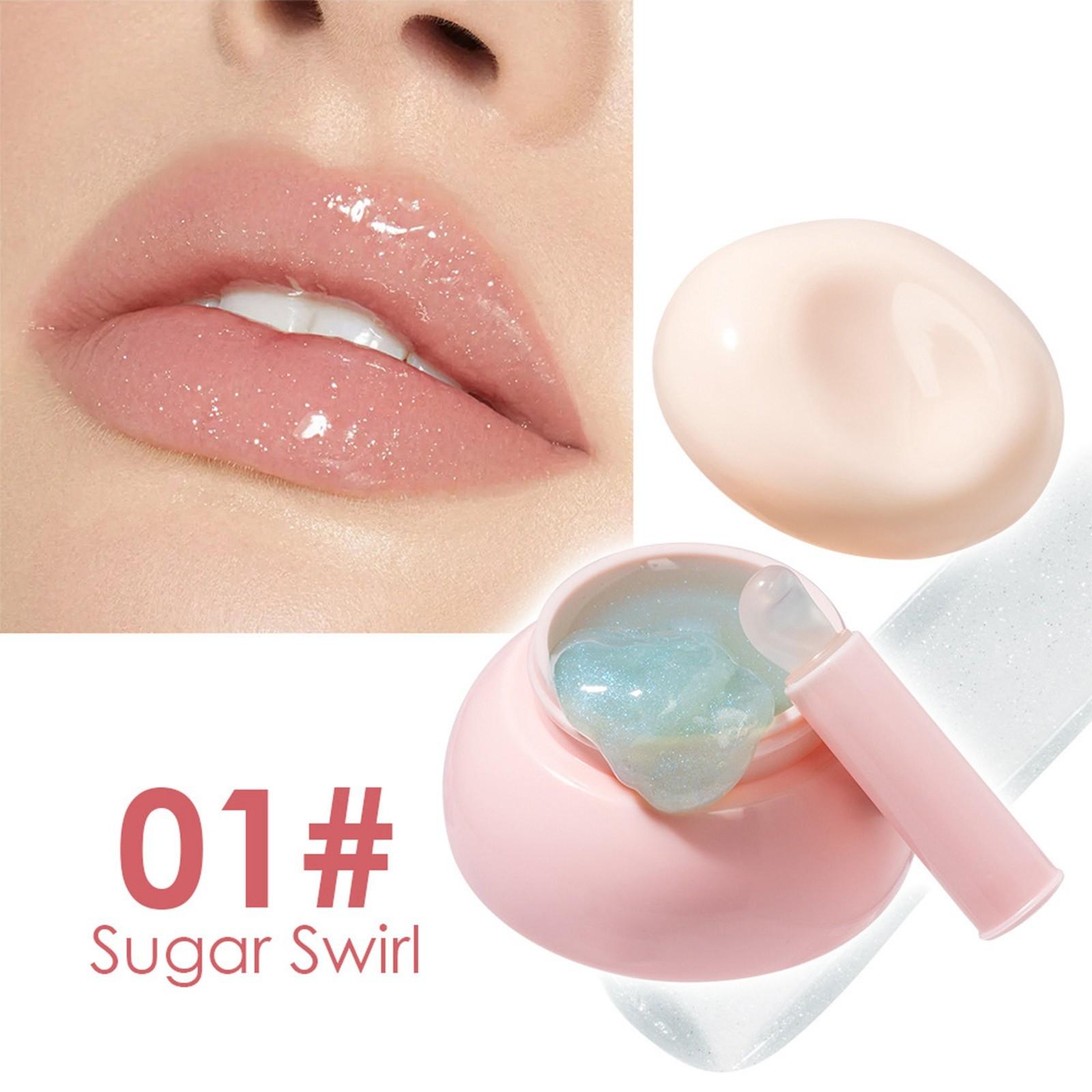 

Желейная помада, Зеркало для губ и Блеск для губ, Натуральные губы, Румяна двойного назначения для губ и щек с кистью для губ One Size