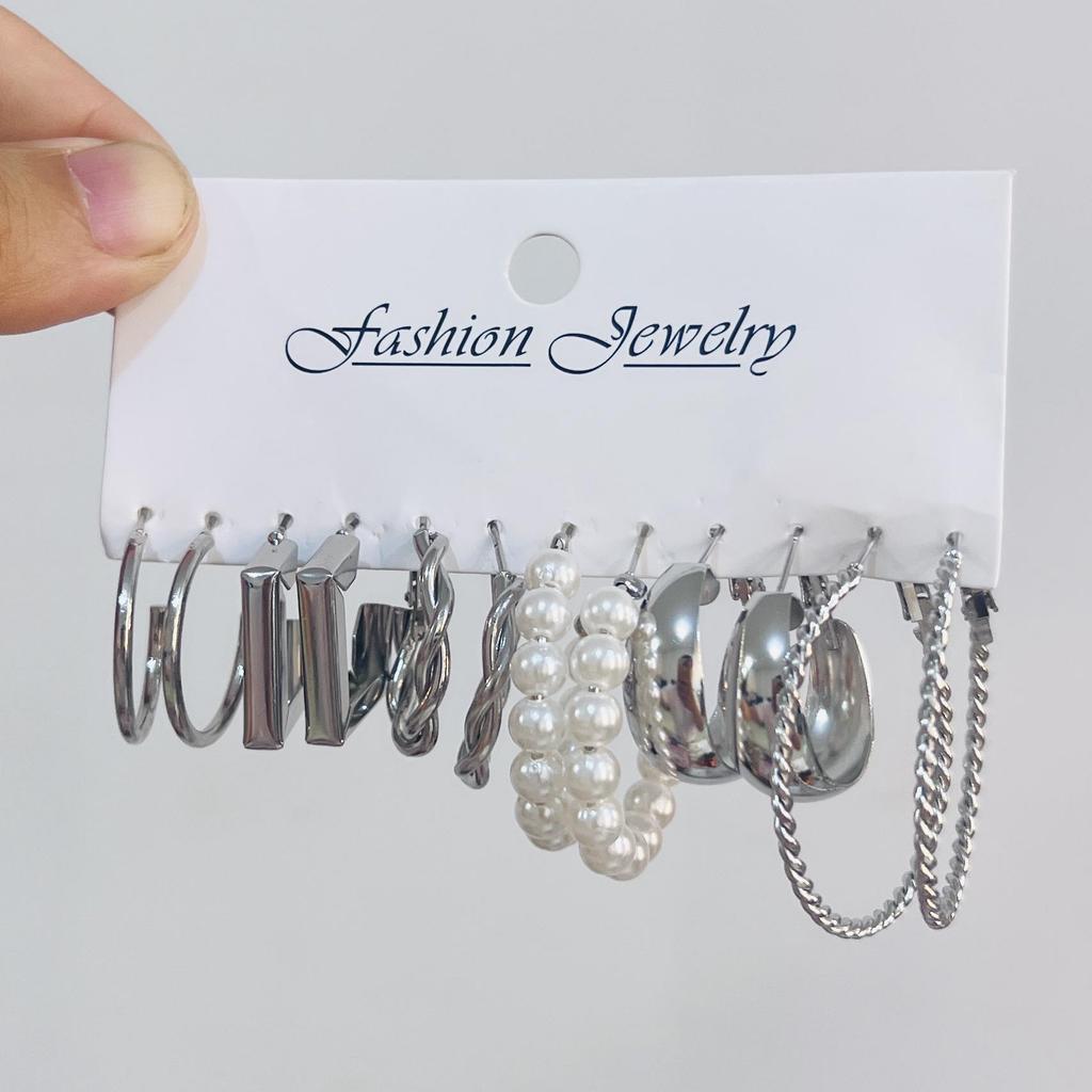 XP17 Perlenohrring-Set - Trendig und modisch