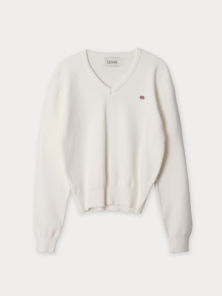 Mejongleuhaleu Pure V-Neck Knit 4 Colors