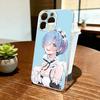Rem R-Re Anime Z-Zero Phone Case Transparent Silicone Soft For iPhone 17 16 15 14 13 12 11 Mini Pro Max Plus
