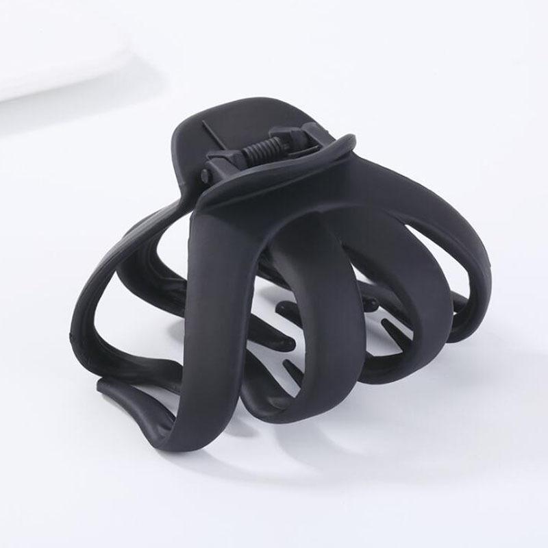 Geometric Octopus Hair Clip: Eight-Clawed Oval Claw for Japanese & Korean Styles