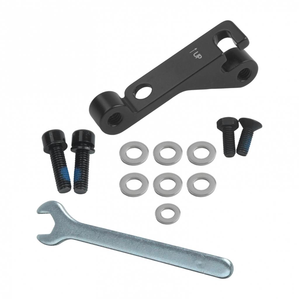 Lightweight Alloy Brake Caliper Adapter for IS to Flat Mount Conversion