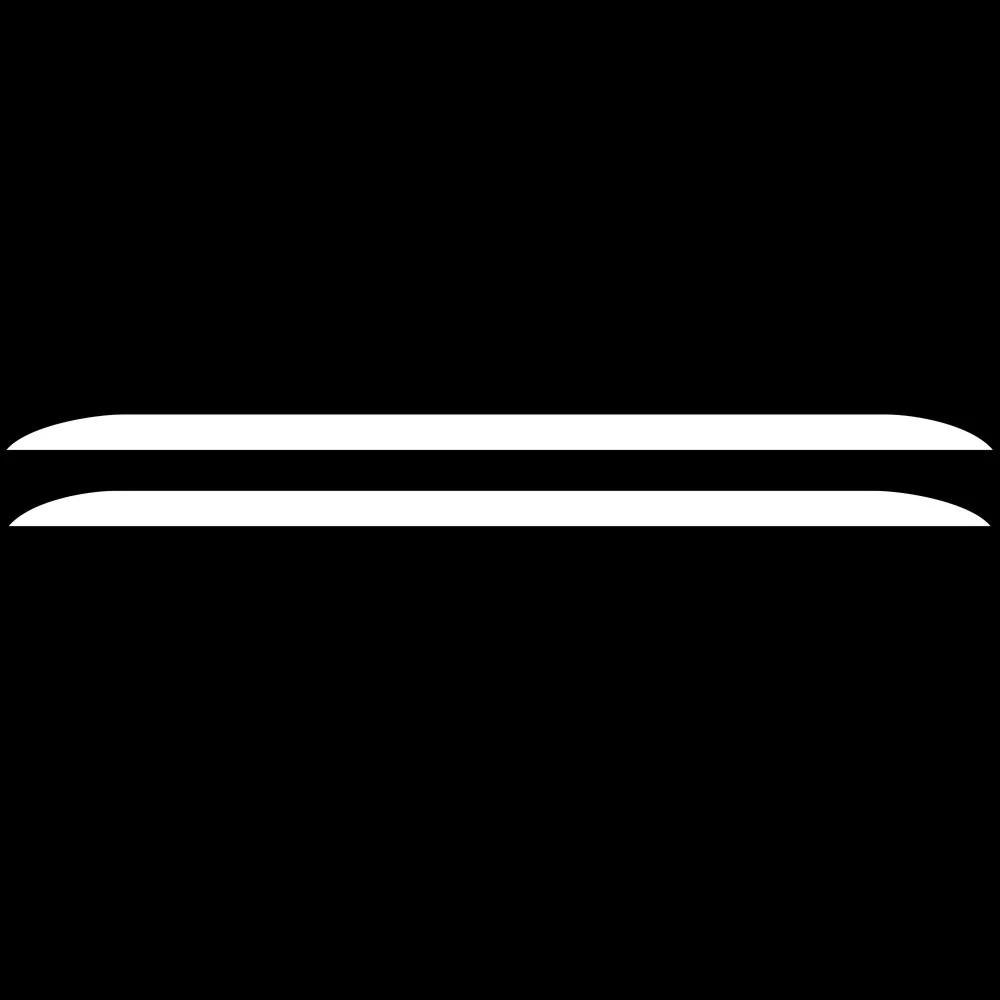 2PCS Fashion Racing Stripes Car Sticker for Kia Picanto Morning Creative Side Skirts Vinyl Decals Decorative Door Decal