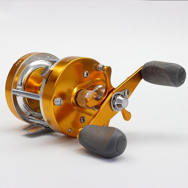 Left and Right Handsmetal Bearing Spinning FishingReel Speed5.2:1Double Brakes  Powerful Reel Saltwater Fresh Water Drag