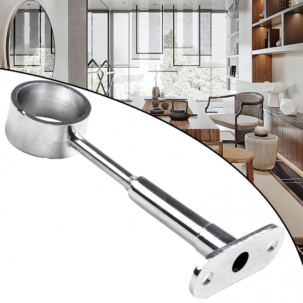 25mm Round Chrome Centre Bracket for Adjustable For Wardrobe Rail Rod Socket