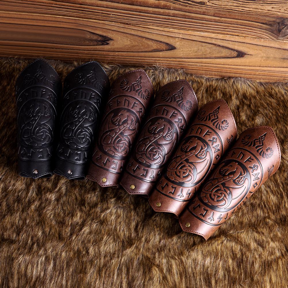 Rękaw Ochraniacz Ręki Rycerza Wikinga Vintage Rekwizyt Cosplay