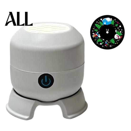 Festive Wall Projector Christmas Light, Dynamic Rotating Indoor Projection Lamp with Static Snowflake Reindeer Snowman Pattern for Ceiling Holiday