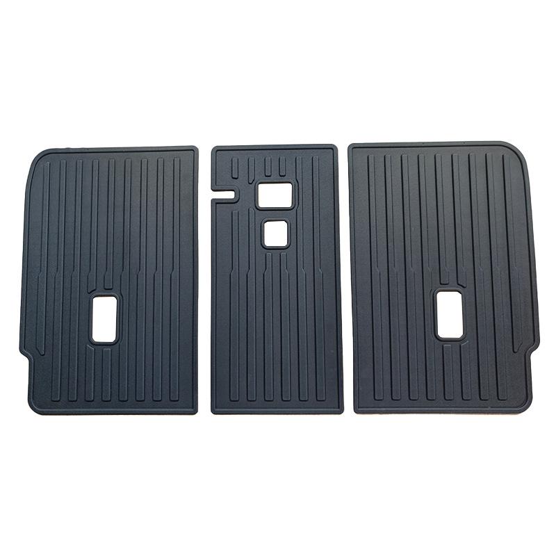 Tesla Model Y Floor & Trunk Mats Set - TPE Full Coverage, Includes Front/Rear and Integrated Backrest Mats