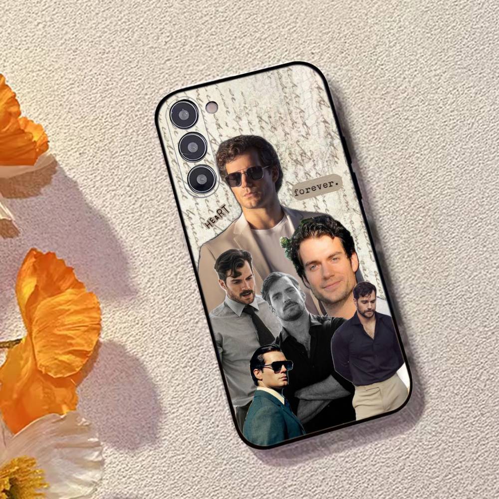 Actor H-Henry C-Cavills Phone Case For Samsung Galaxy A73,A72,A71,A70,A53,A52,A51,Soft Silicone Black Cover