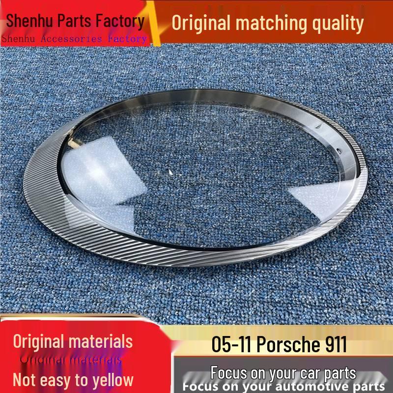 

Porsche 911 Headlight Cover Transparent Shell (2005-2011) Standard Driver without Glue